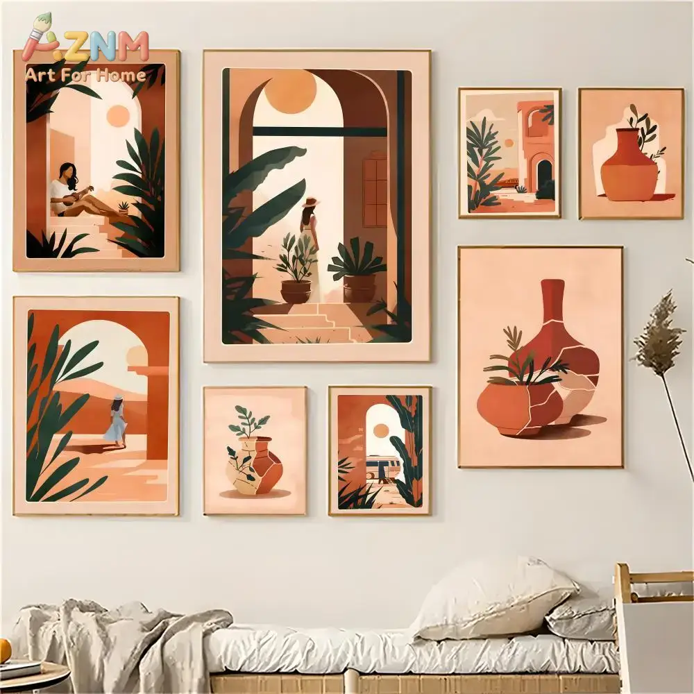 AZNM Terracotta Boho Mediterra - Plant Parenting review and price