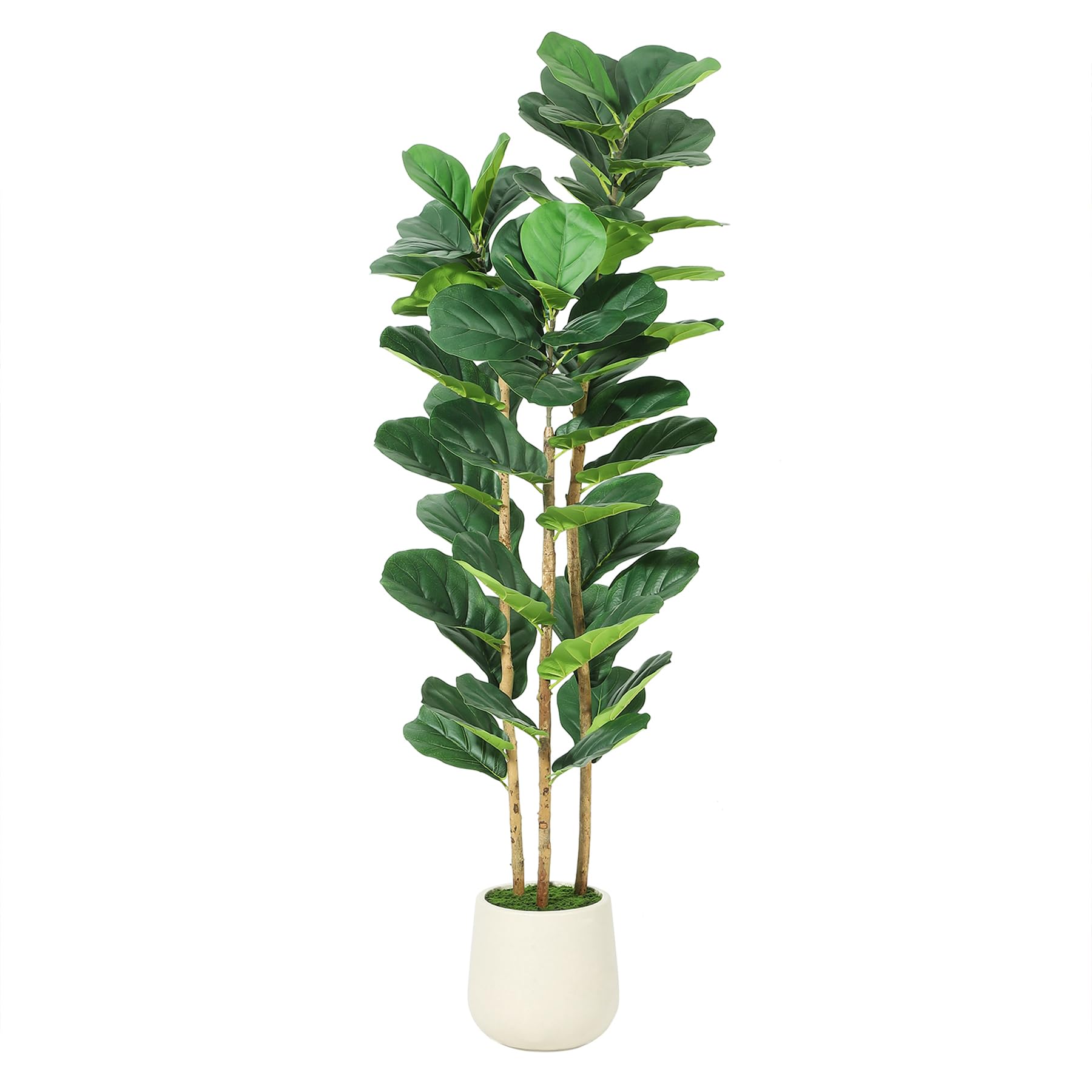 Artificial Fiddle Leaf Fig Tre - Rubber Plant Ficus review and price