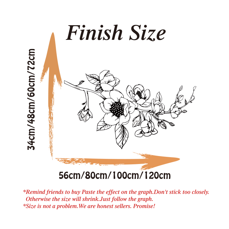 Large Magnolia Flowers Wall St - Monstera Thai Constellation review and price