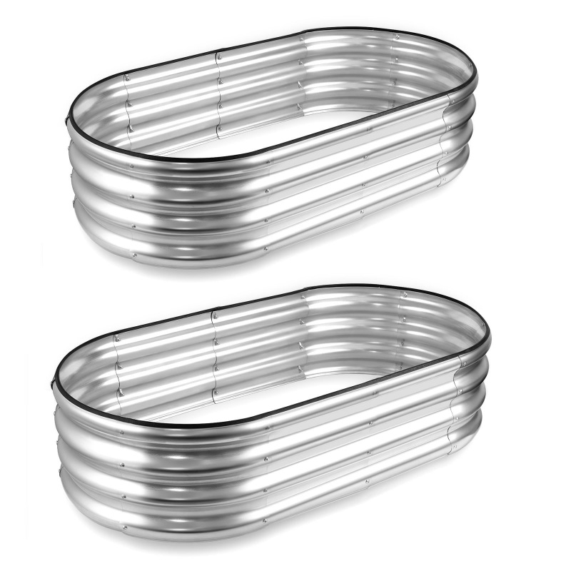 1PCS Oval-shaped Galvanized St - Plant Parenting review and price