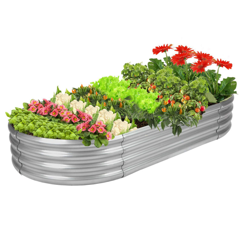 1PCS Oval-shaped Galvanized St - Plant Parenting review and price