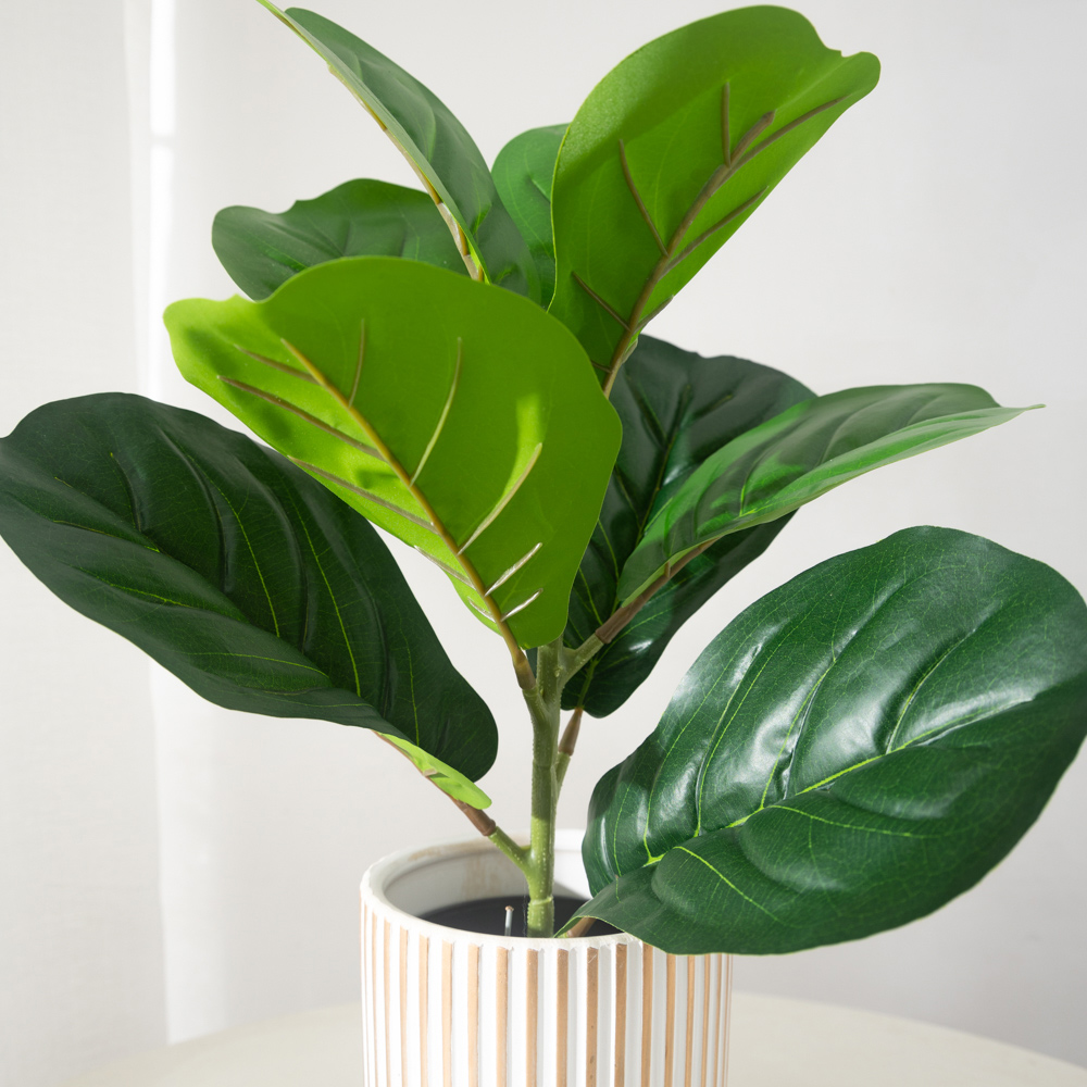 38cm 9 Forks Artificial Ficus  - Rubber Plant Ficus review and price