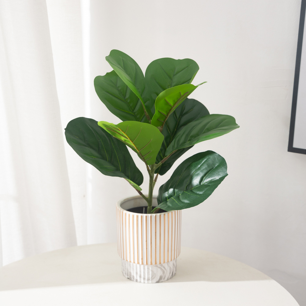 38cm 9 Forks Artificial Ficus  - Rubber Plant Ficus review and price