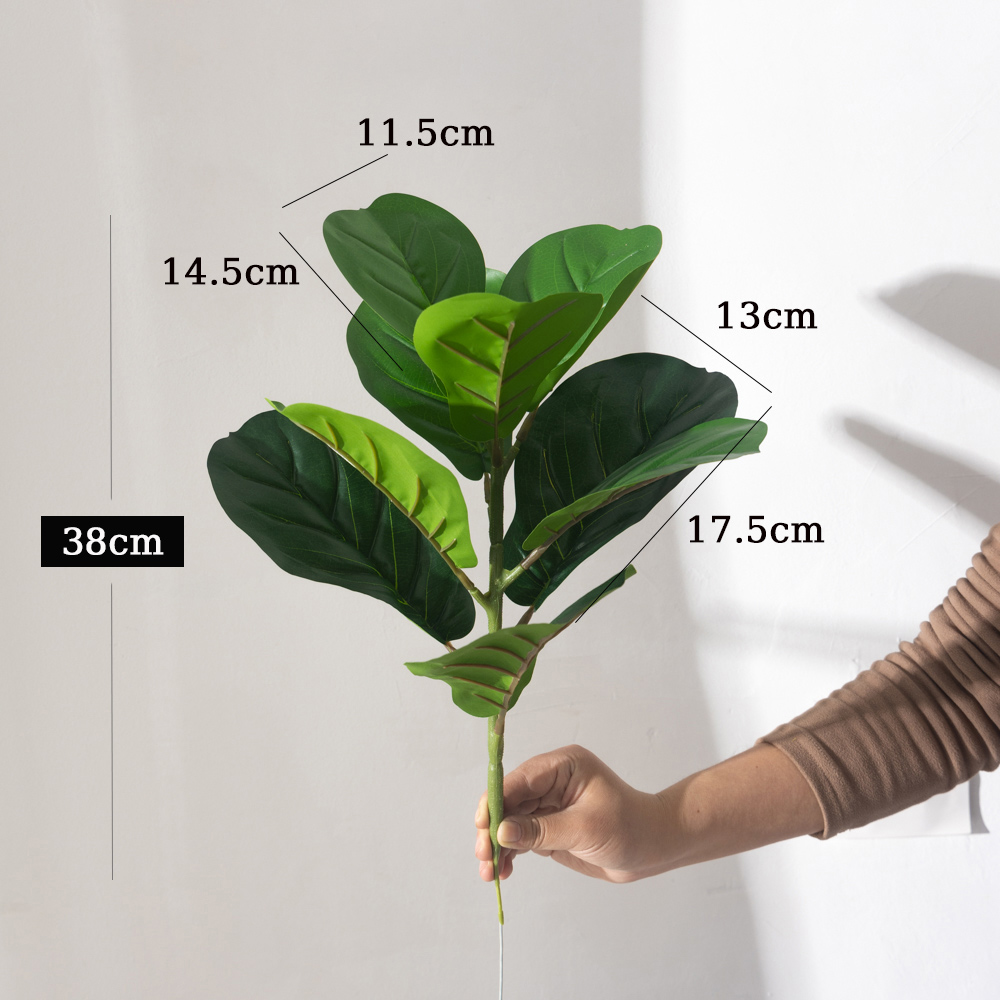 38cm 9 Forks Artificial Ficus  - Rubber Plant Ficus review and price