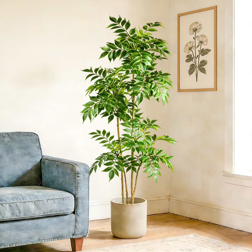76-140cm Artificial Rubber Tre - Rubber Plant Ficus review and price