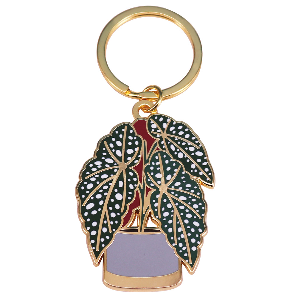 Begonia Plant KeyFob Cute Plan - Monstera Thai Constellation review and price