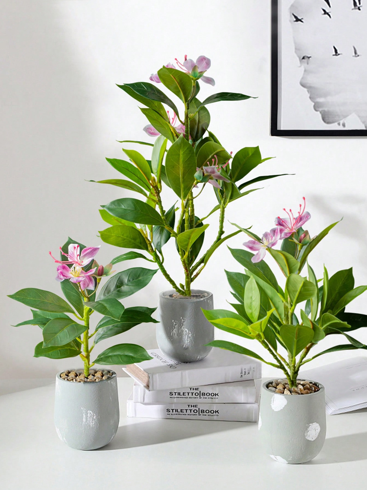21-40cm Artificial Azaleas Pla - Rubber Plant Ficus review and price