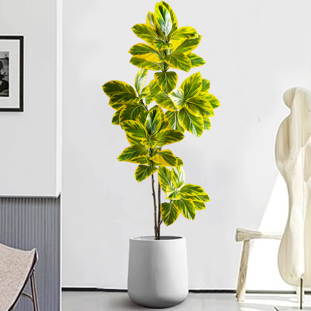 70-130cm Artificial Banyan Tre - Rubber Plant Ficus review and price