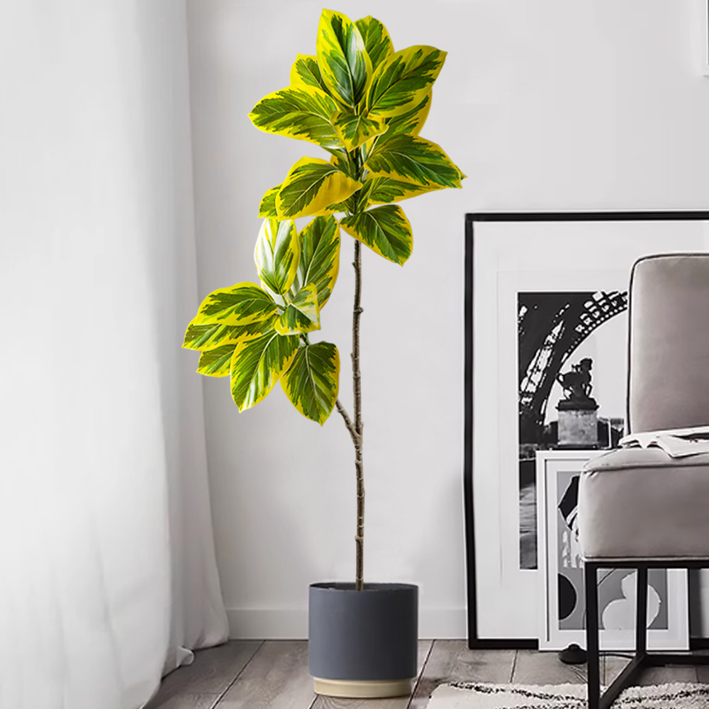 70-130cm Artificial Banyan Tre - Rubber Plant Ficus review and price