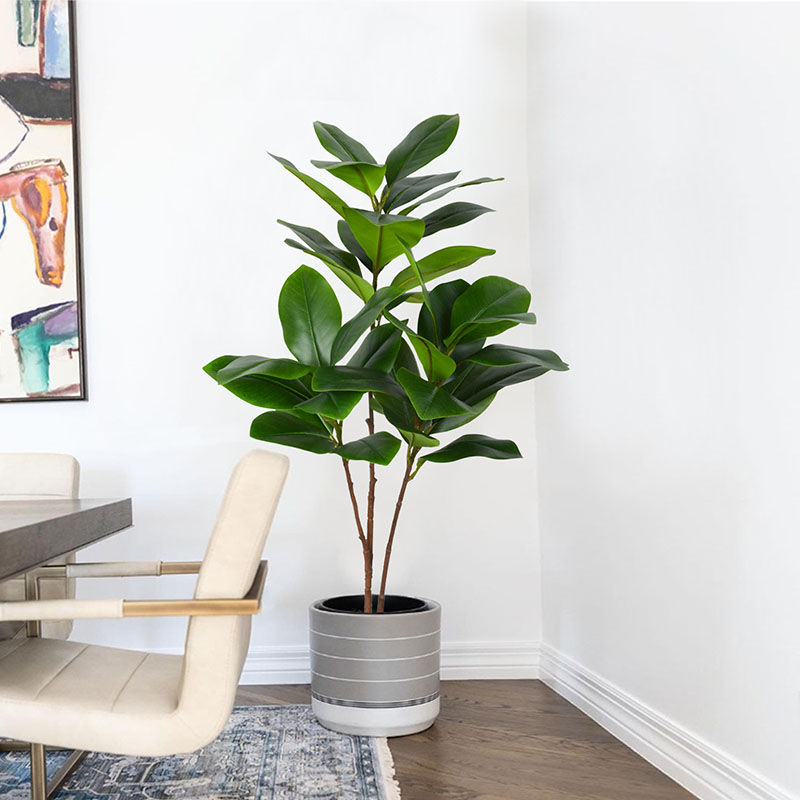 51in Large Artificial Plants F - Rubber Plant Ficus review and price