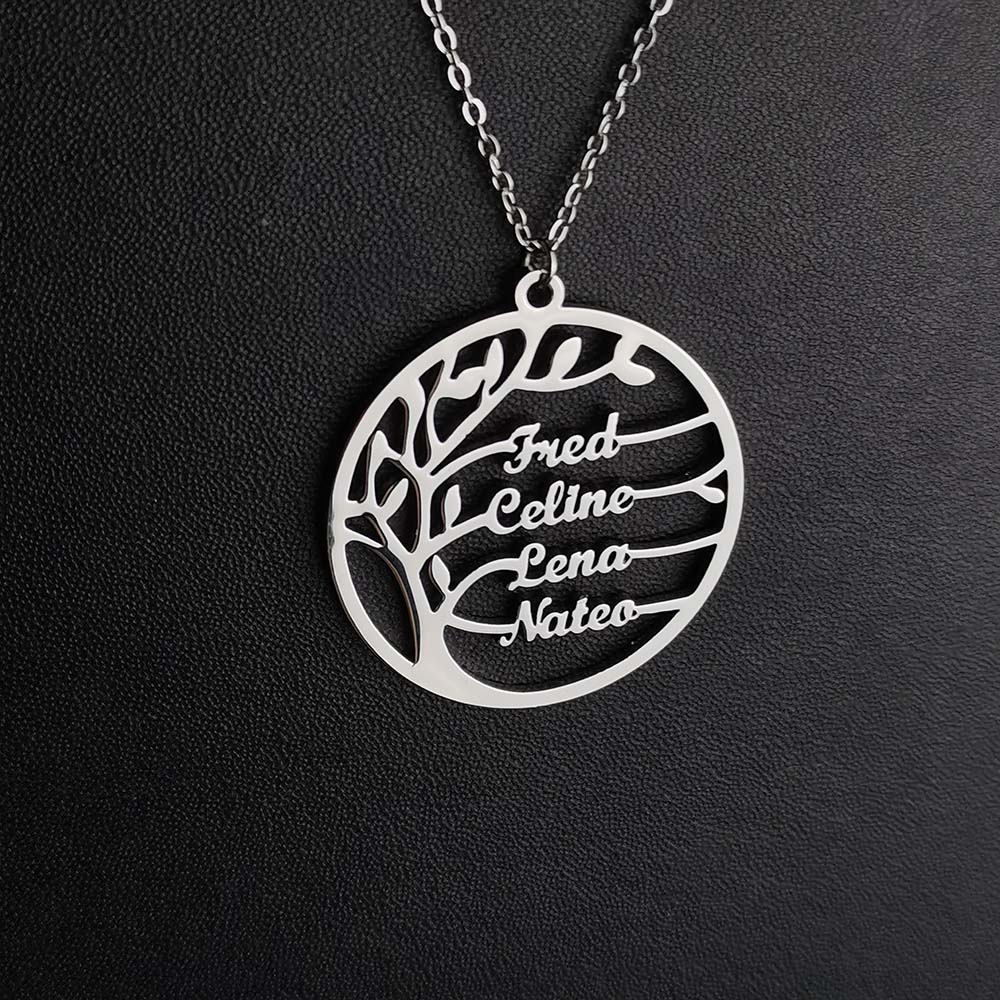 Custom Tree of Life Necklace f - Plant Parent Name review and price