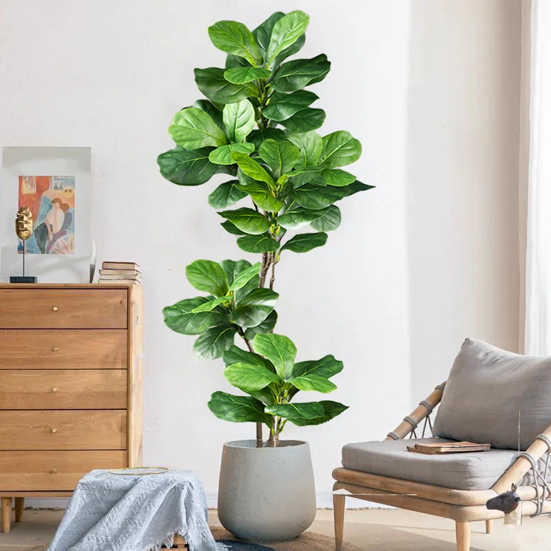 2-4.9FT Large Artificial Ficus - Rubber Plant Ficus review and price