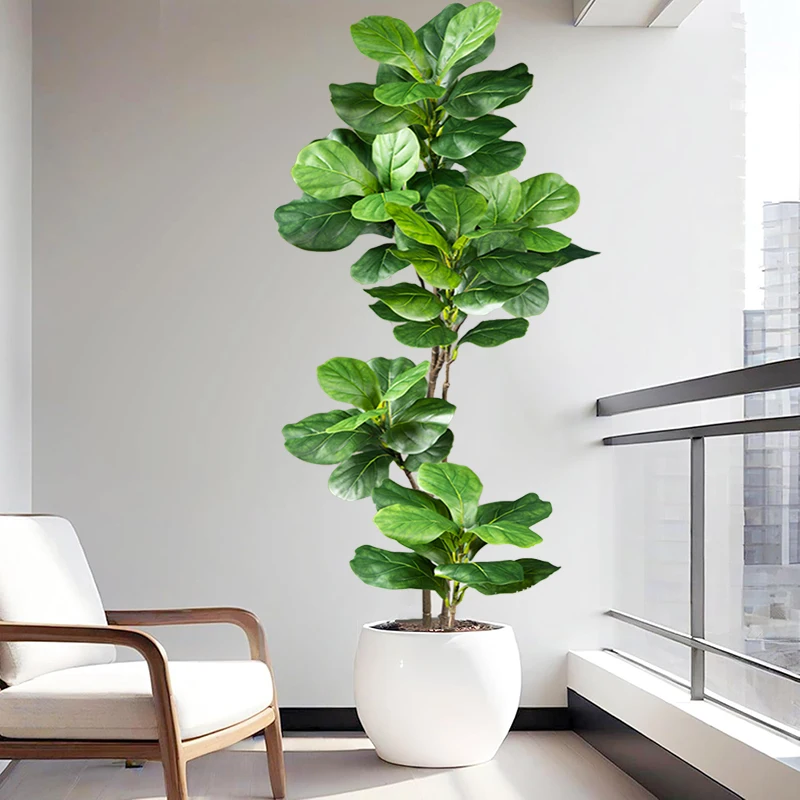 2-4.9FT Large Artificial Ficus - Rubber Plant Ficus review and price