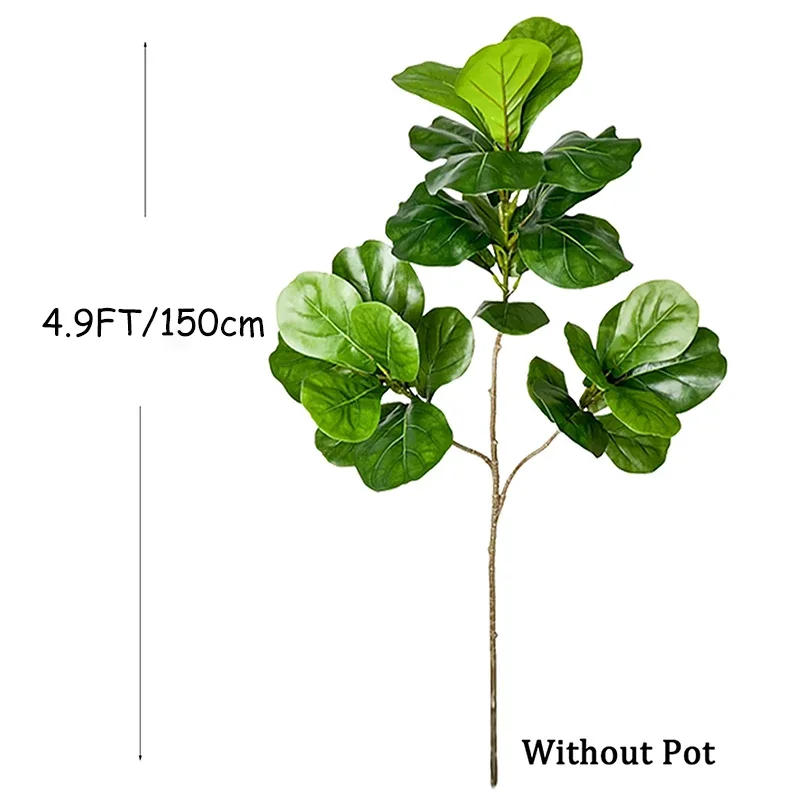 2-4.9FT Large Artificial Ficus - Rubber Plant Ficus review and price