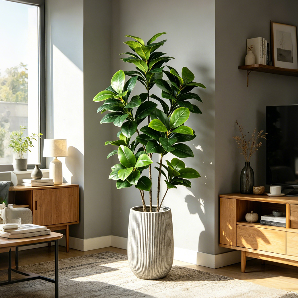 74-140cm Large Artificial Bany - Rubber Plant Ficus review and price